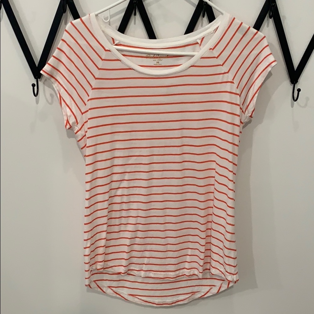 Red Camel red and white striped tee